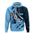 Fiji Suva Masi Pattern Custom Hoodie Claw Style LT7 Hoodie Turquoise - Polynesian Pride