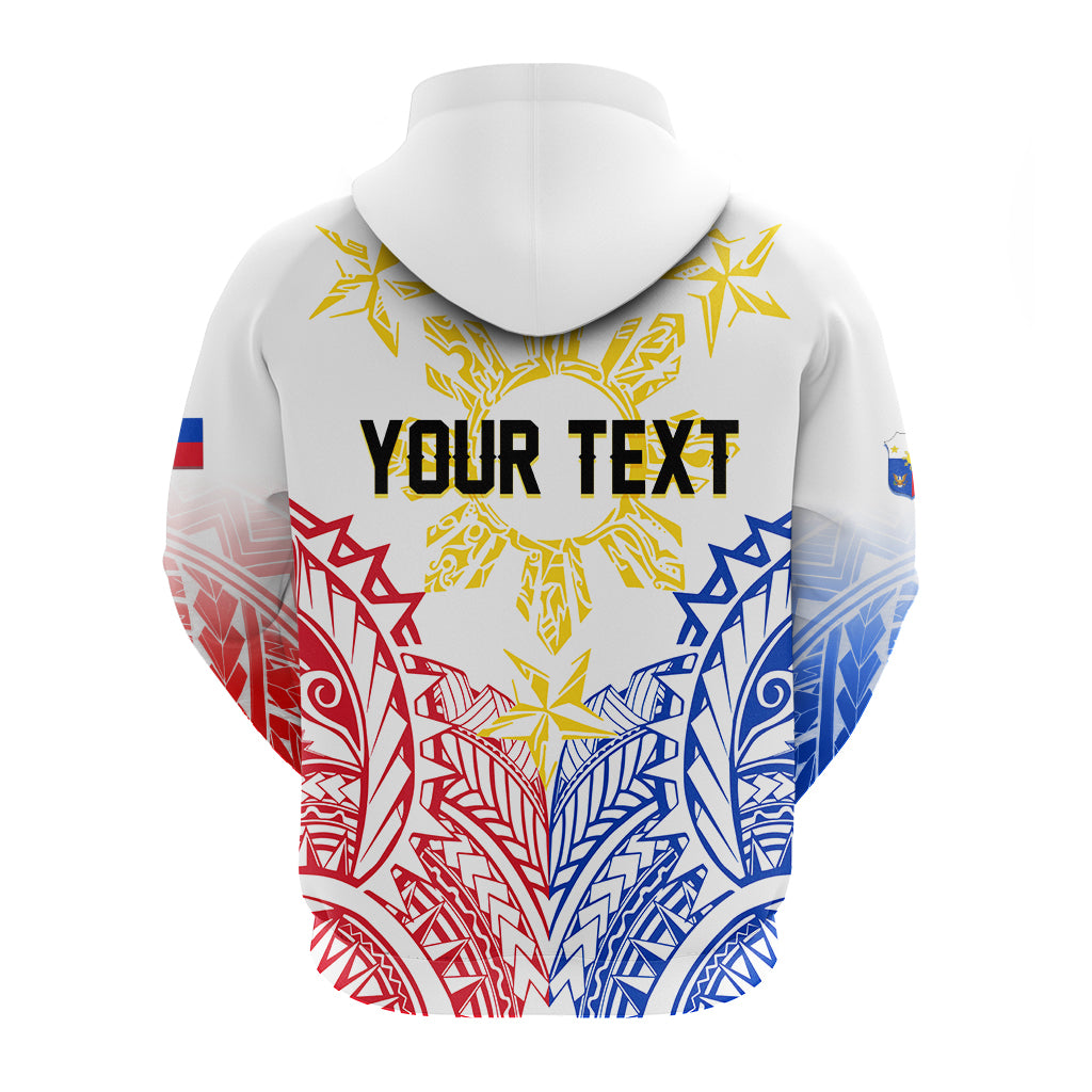 Philippines Custom Hoodie Filipino Sun with Eagle LT7 - Polynesian Pride