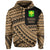 Polynesian Protect Mauna Kea Kanaka Maoli Hawaii Hoodie Gold Quarter Style - Polynesian Pride