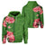 Hawaii Tropical Polynesian Hawaiian Hoodie Curtis Style Unisex Green - Polynesian Pride