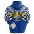 Nauru Rugby Zip Hoodie Symbol Star Polynesian - Polynesian Pride