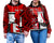 Custom Polynesian Valentine Couple Hoodie Queen and King Heart LT9 - Polynesian Pride