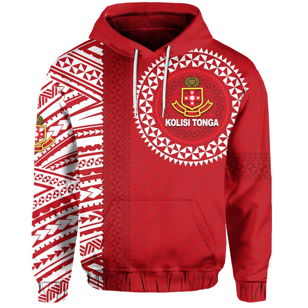 Kolisi Tonga Hoodie Newest Unisex Red - Polynesian Pride