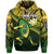 Custom Cook Islands Rugby Hoodie Dab Trend Creative Unisex Green - Polynesian Pride