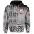 Custom Tonga Rugby Zip Hoodie Impressive Version Black Custom Text and Number - Polynesian Pride