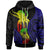 Polynesian Zip up Hoodie Polynesian Octopus Number Style Nine Unisex Black - Polynesian Pride