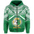 Happy Anniversary Liahona Zip Hoodie Tonga High School Unisex Green - Polynesian Pride