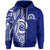 Tupou College Zip Hoodie Unisex Blue - Polynesian Pride