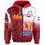 Custom Tahiti Rugby Zip Hoodie Impressive Custom Text and Number - Polynesian Pride