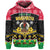 Custom Vanuatu Tribal Polynesian Christmas Vibe Hoodie LT9 Pullover Hoodie Red - Polynesian Pride