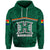 Custom Hawaii Warriors Football Hoodie Polynesian Palm and Hibiscus LT9 Pullover Hoodie Green - Polynesian Pride