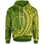 Cook Islands Hoodie Wings Style Unisex Green - Polynesian Pride