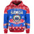 Samoa Tribal Polynesian Christmas Vibe Hoodie LT9 Pullover Hoodie Blue - Polynesian Pride