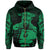 Hawaii Hook Polynesian Green Maui Hoodie (Zip) - Polynesian Pride