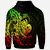 New Caledonia Hoodie Polynesian Pattern Style Reggae Color - Polynesian Pride