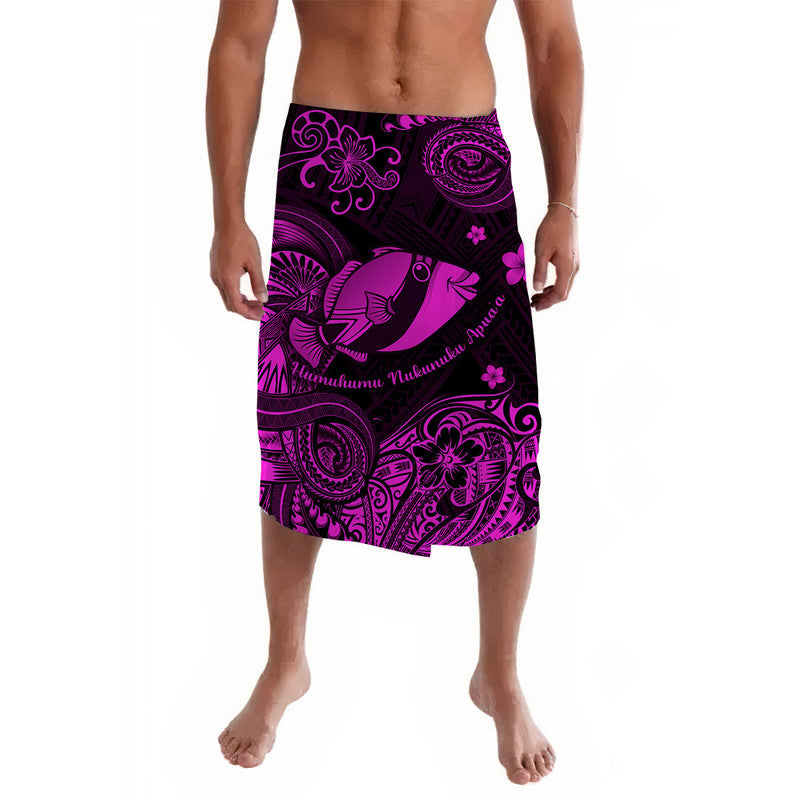 Hawaii State Fish: Humuhumu Nukunuku Apuaa Polynesian Lavalava Unique Style Pink LT8 Pink - Polynesian Pride