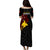 Personalised Papua New Guinea 47th Independence Puletasi Dress Tribal Turtle LT7 - Polynesian Pride