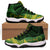 Cook Islands J11 Sneakers Simple Style - Green LT7 - Polynesian Pride