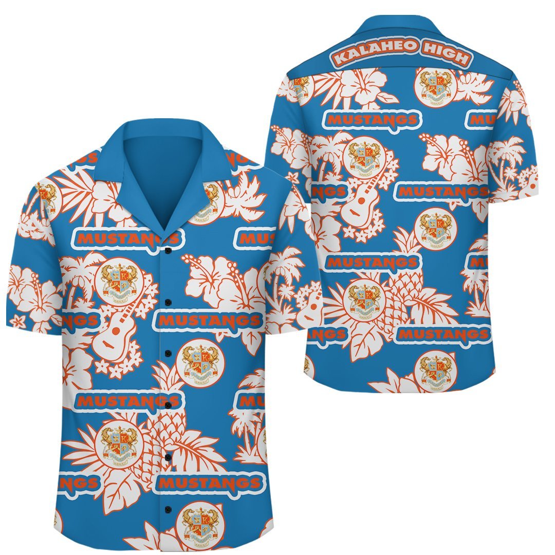 Hawaii Hawaiian Shirt - Kalaheo High Hawaiian Shirt - AH Unisex Blue - Polynesian Pride