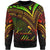 Hawaii Kanaka Maoli Sweatshirt - Cross Style Reggae Color Unisex Black - Polynesian Pride