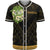 Kosrae State Baseball Shirt - Polynesian Gold Patterns Collection Unisex Black - Polynesian Pride