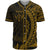 Kosrae Baseball Shirt - Wings Style Unisex Gold - Polynesian Pride