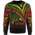 Kosrae State Sweatshirt - Cross Style Reggae Color Unisex Black - Polynesian Pride