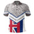 Hawaii Flag Kahoolawe Polo Shirt Grey Mit Style - Polynesian Pride