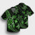 Kanaka Map Hibiscus Plumeria Turtle Art Green Polynesian Hawaiian Shirt - AH - Polynesian Pride