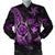 Kanaka Map Hibiscus Plumeria Turtle Art Pink Polynesian Bomber Jacket - AH Black Unisex - Polynesian Pride