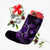 Kanaka Map Hibiscus Plumeria Turtle Art Violet Polynesian Christmas Stocking - AH - Polynesian Pride