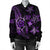 Kanaka Map Hibiscus Plumeria Turtle Art Violet Polynesian Bomber Jacket - AH - Polynesian Pride