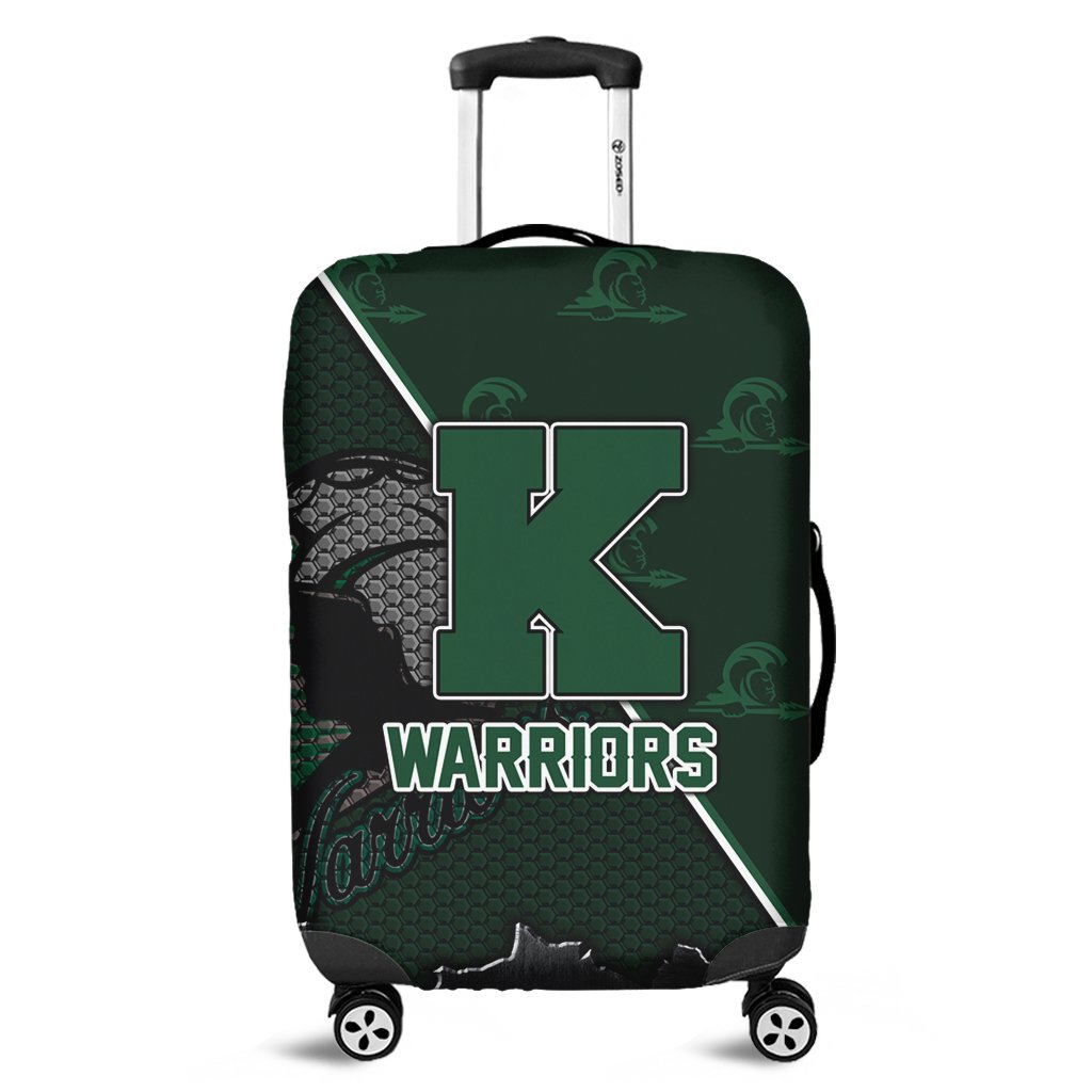 Hawaii Luggage Cover - Kapaa High Luggage Cover - AH Green - Polynesian Pride