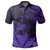 Hawaiian King Kanaka Map Polynesian Kauai Polo Shirt Purple Hala Style - Polynesian Pride