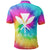 Hawaiian Kanaka Polo Shirt Tie Dye - Polynesian Pride