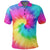 Hawaiian Warrior Polo Shirt Tie Dye - Polynesian Pride