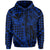 Hawaii Hoodie King Kakau Kanaka Blue - Polynesian Pride