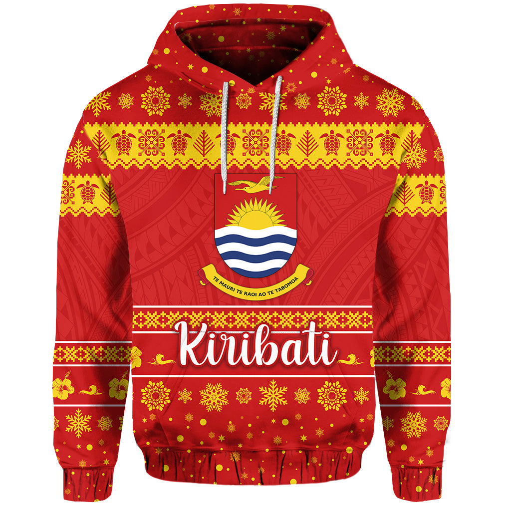 Kiribati Christmas Hoodie Simple Style LT8 - Polynesian Pride