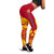 Kiribati Polynesian Leggings - Polynesian Tattoo Flag Version Red - Polynesian Pride