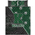 Hawaii Quilt Bed Set - Konawaena High Quilt Bed Set - AH Green - Polynesian Pride