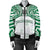 Hawaii Bomber Jacket - Kanaka Konawaena High School Women's Bomber Jacket Demodern Style AH White - Polynesian Pride