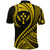 Kosrae Polo Shirt Federated States of Micronesia Gold Wave Style LT9 - Polynesian Pride