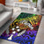 Kosrae Area Rug - Rainbow Polynesian Pattern Rainbow - Polynesian Pride