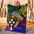 Kosrae Premium Blanket - Rainbow Polynesian Pattern - Polynesian Pride