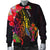 Kosrae State Men's Bomber Jacket - Tropical Hippie Style - Polynesian Pride