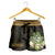 Kosrae State Women's Shorts - Polynesian Gold Patterns Collection - Polynesian Pride