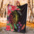 Kosrae State Premium Blanket - Tropical Hippie Style - Polynesian Pride