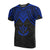 Kosrae Custom T Shirt Micronesian Pattern Blue Armor Style Unisex Blue - Polynesian Pride