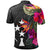 Kosrae Polo Shirt Hibiscus Polynesian Pattern - Polynesian Pride