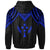 Kosrae Hoodie Polynesian Armor Style Blue - Polynesian Pride